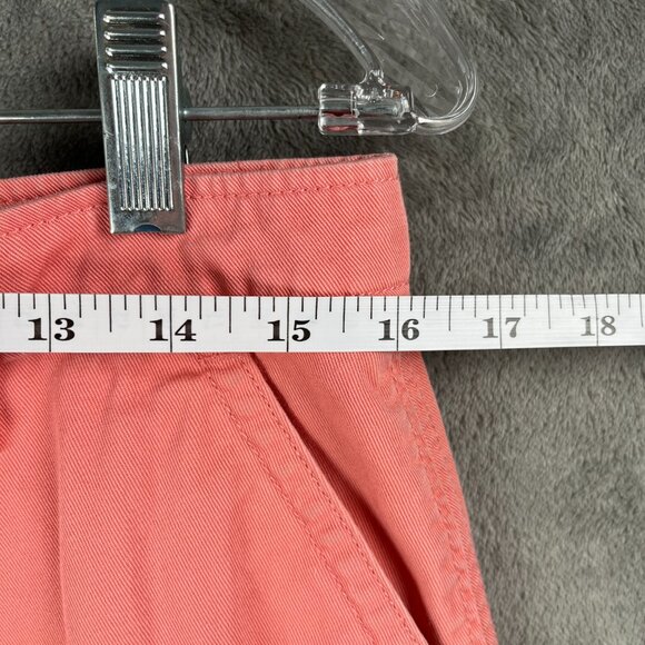 Halogen Denim Mini Skirt Women’s Size 6 Pink Coral Cotton Casual Y2K Summer Chic - Picture 4 of 7